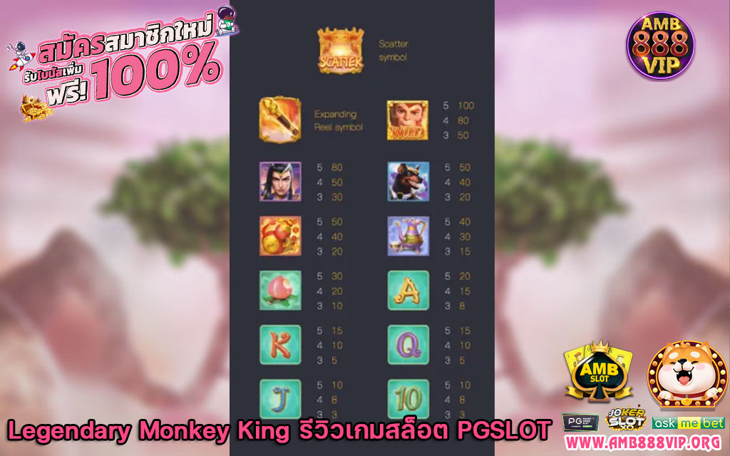 Legendary Monkey King รีวิว เกมสล็อต PGSLOT